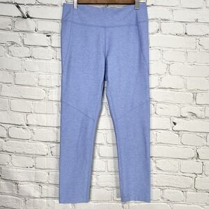 OUTDOOR‎ VOICES Warmup 3/4 Legging Size M Purple Blue Heathered Space Dye Active